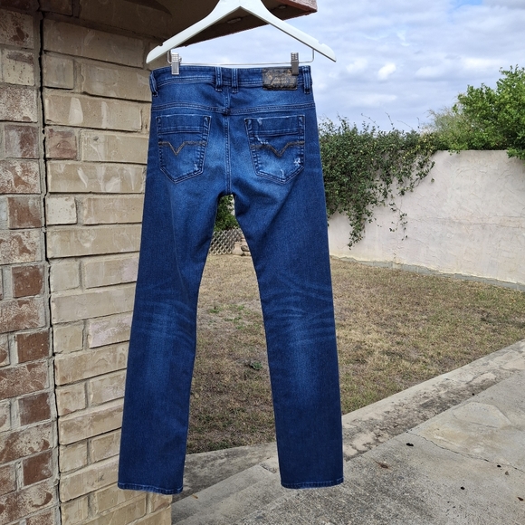 Diesel Industry Safado-R Regular Slim Straight Distressed Denim Jeans W29 L32 - Picture 7 of 16